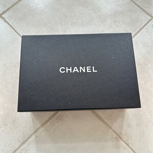 CHANEL Black Shoes Box.